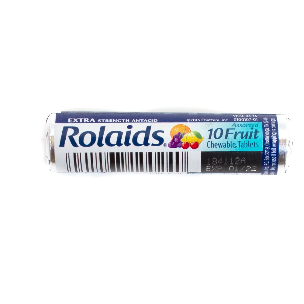 Rolaids, Extra Strength, Assorted Fruit, 10 count